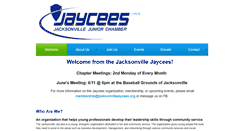 Desktop Screenshot of jacksonvillejaycees.org