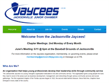 Tablet Screenshot of jacksonvillejaycees.org